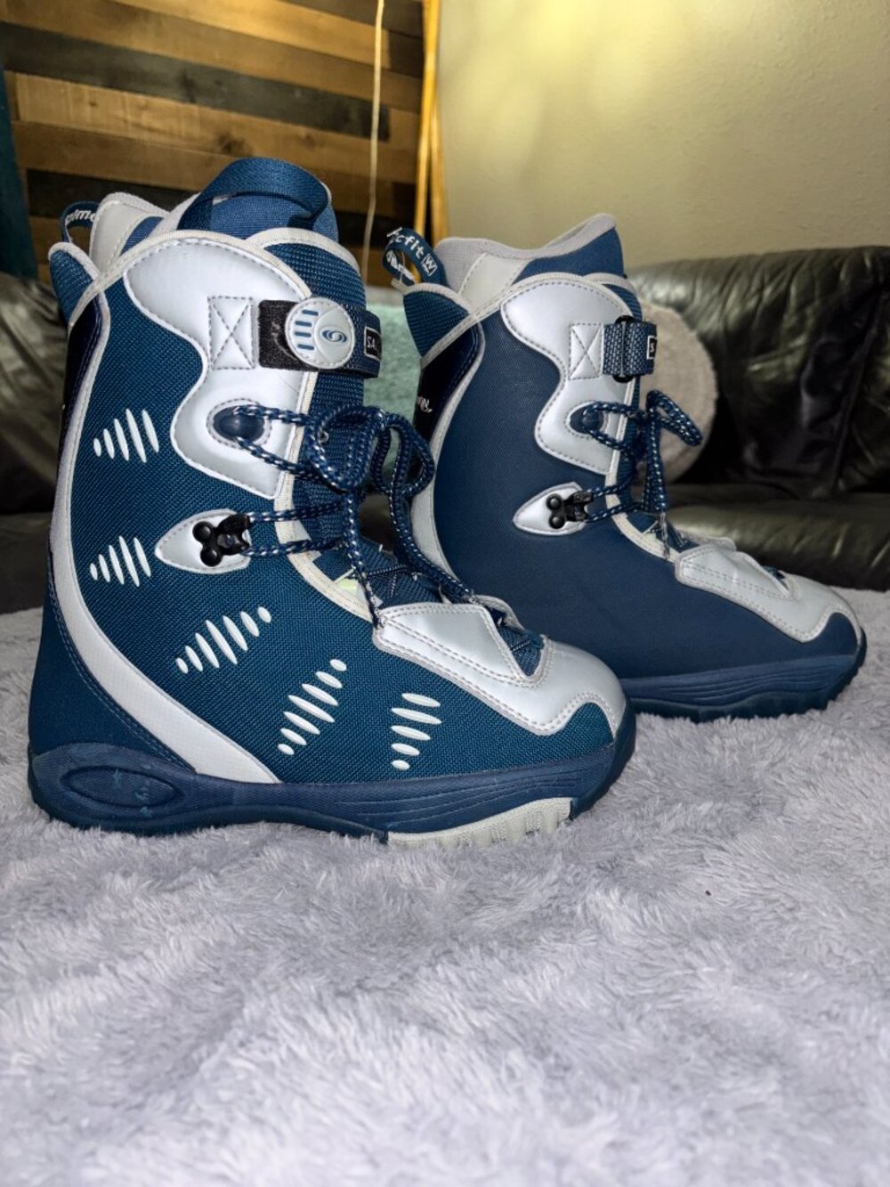 Salomon Ivy Women's Size 9 Anatomic Fit Snowboard Boots Dark Teal & Silver